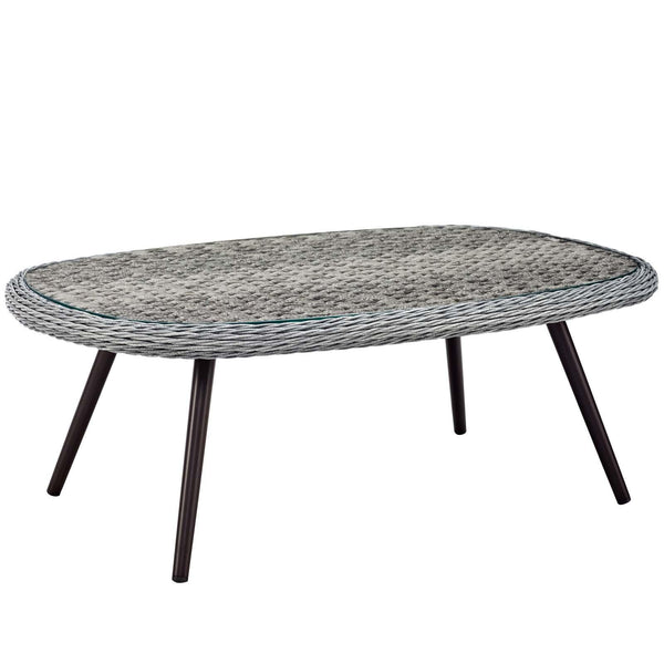 Endeavor Outdoor Patio Wicker Rattan Coffee Table