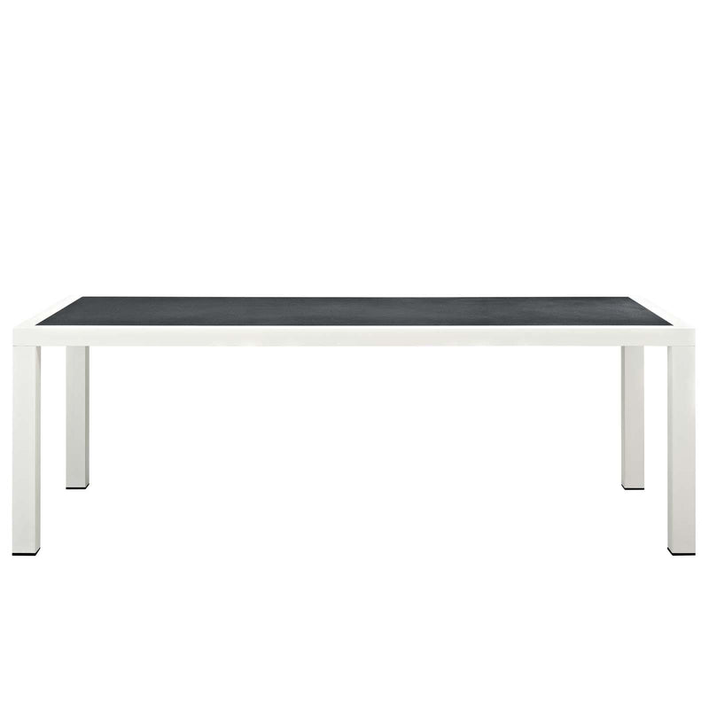 Stance 90.5" Outdoor Patio Aluminum Dining Table