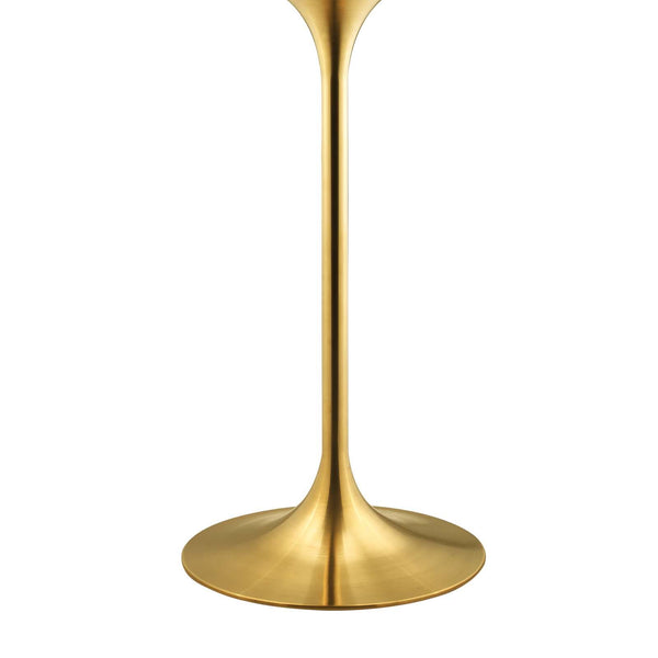 Lippa 28" Artificial Marble Bar Table