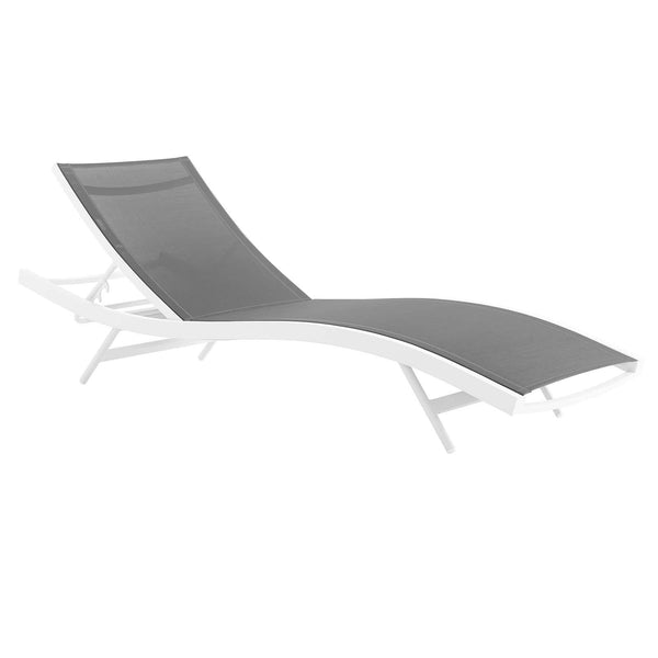 Glimpse Outdoor Patio Mesh Chaise Lounge Chair image
