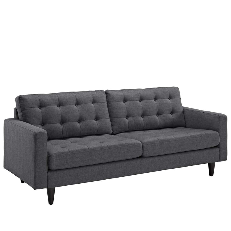 Empress Upholstered Fabric Sofa