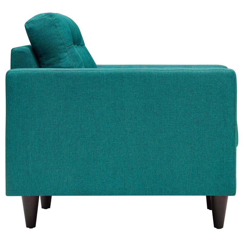 Empress Upholstered Fabric Armchair