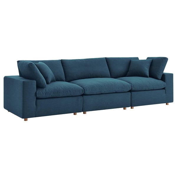 Commix Down Filled Overstuffed 3 Piece Sectional Sofa Set image
