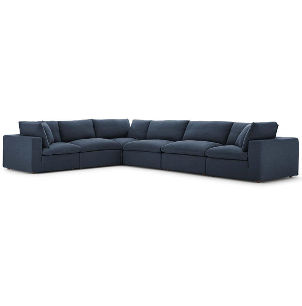 Commix Down Filled Overstuffed 6 Piece Sectional Sofa Set image