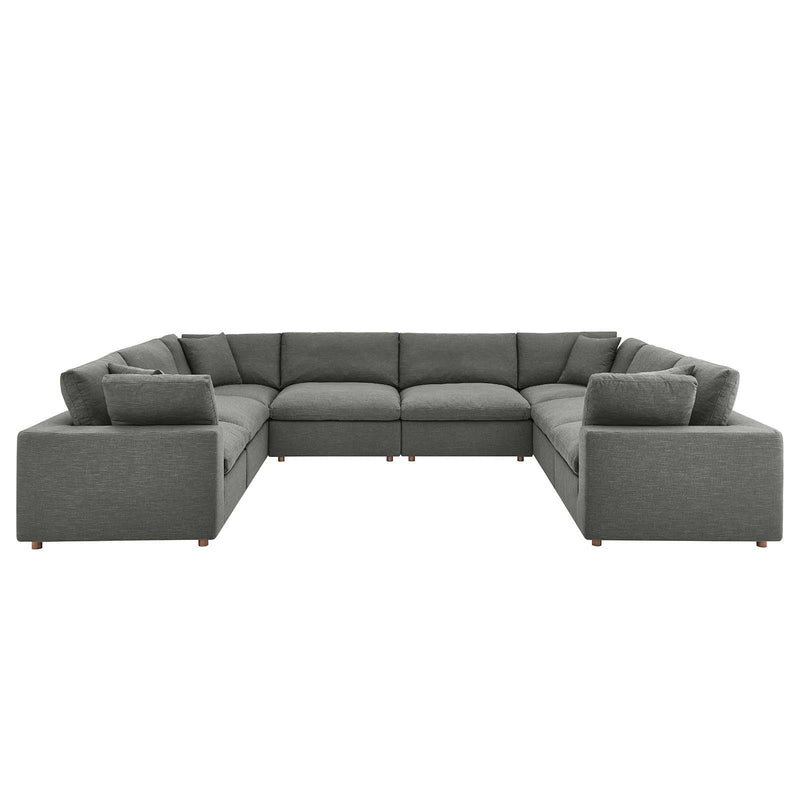Commix Down Filled Overstuffed 8 Piece Sectional Sofa Set