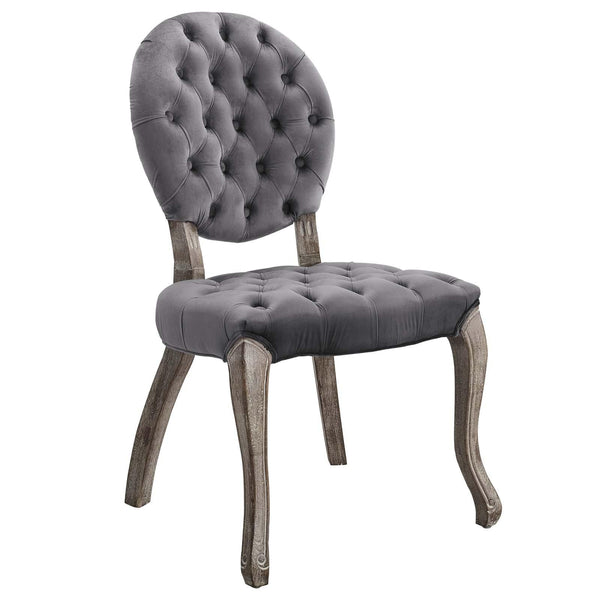 Exhibit French Vintage Dining Performance Velvet Side Chair image