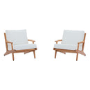 Saratoga 2 Piece Outdoor Patio Teak Set