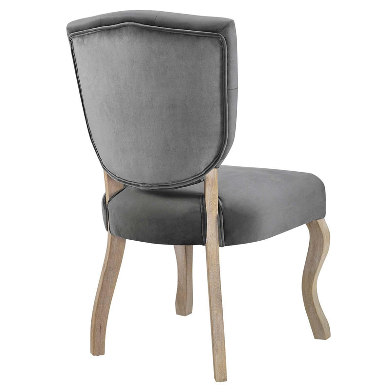 Array Vintage French Performance Velvet Dining Side Chair