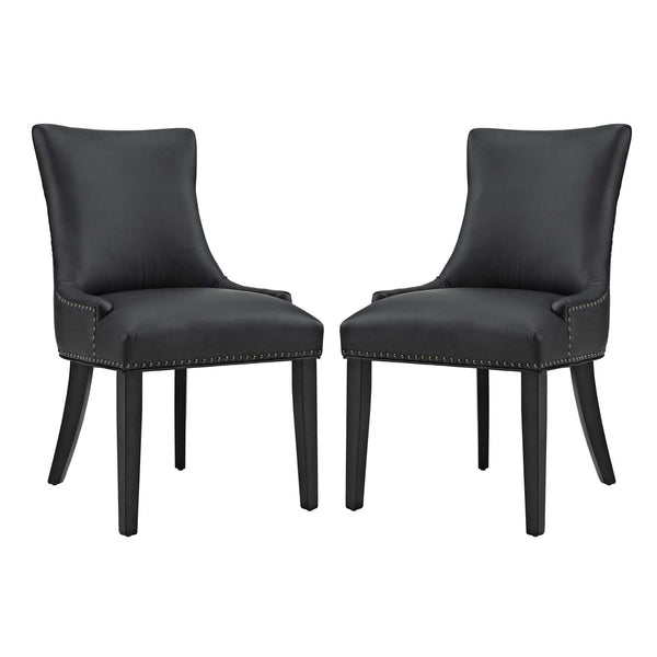 Marquis Dining Chair Faux Leather Set of 2 image
