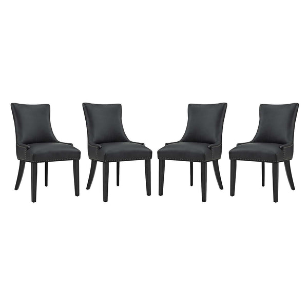 Marquis Dining Chair Faux Leather Set of 4 image