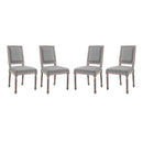 Court Dining Side Chair Upholstered Fabric Set of 4