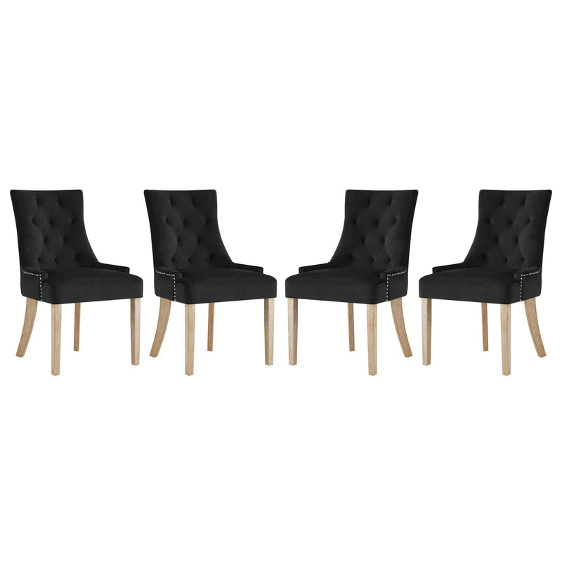 Pose Dining Chair Performance Velvet Set of 4 image