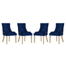 Pose Dining Chair Performance Velvet Set of 4