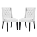 Baronet Dining Chair Vinyl Set of 2