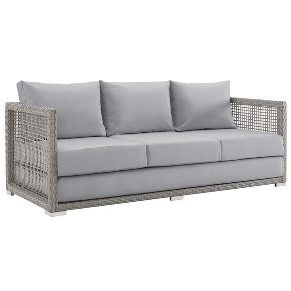 Aura Outdoor Patio Wicker Rattan Sofa image