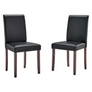 Prosper Faux Leather Dining Side Chair Set of 2
