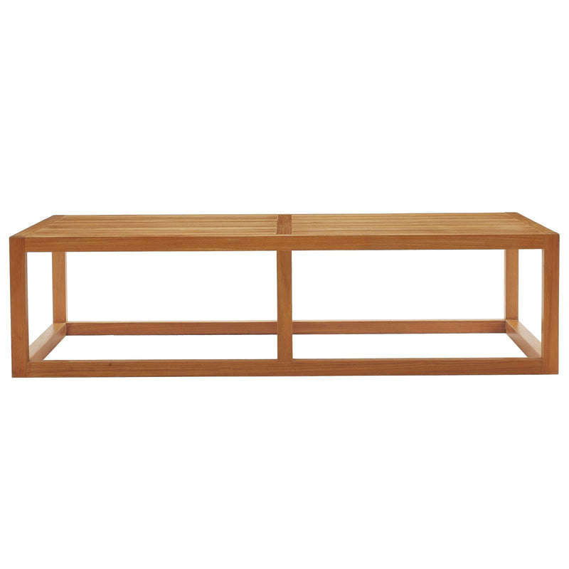 Newbury Outdoor Patio Premium Grade A Teak Wood Coffee Table