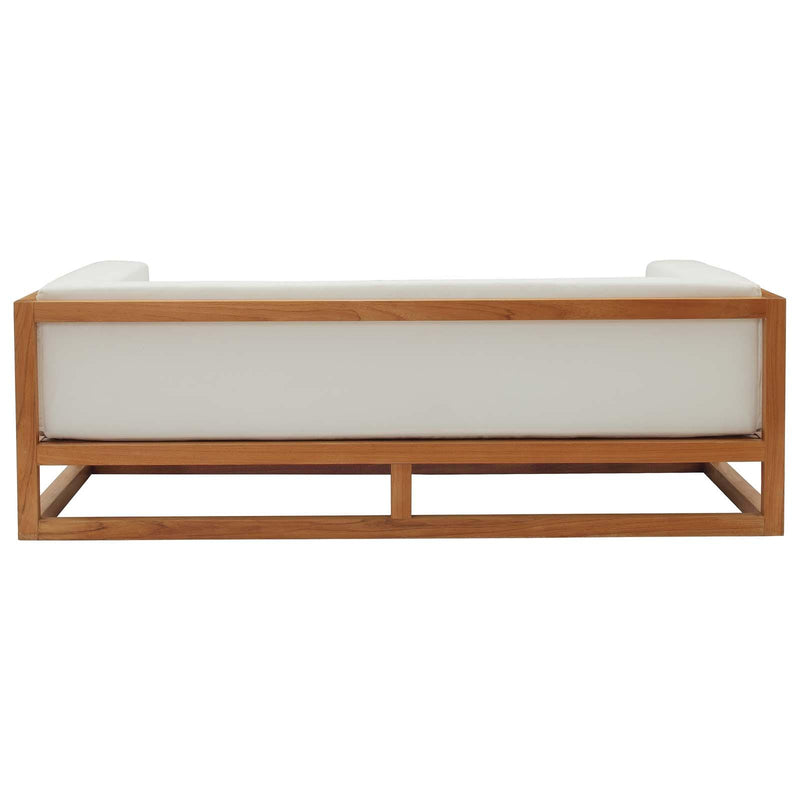 Newbury Accent Lounge Outdoor Patio Premium Grade A Teak Wood Sofa