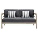 Wiscasset Outdoor Patio Acacia Wood Loveseat