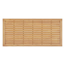 Viewscape 83" Outdoor Patio Ash Wood Dining Table