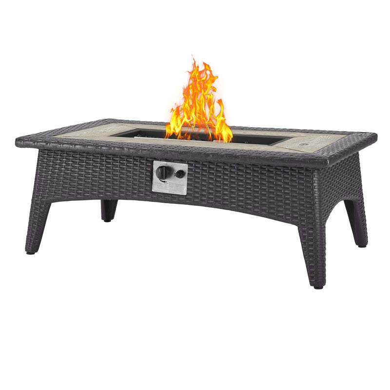 Convene 3 Piece Set Outdoor Patio with Fire Pit