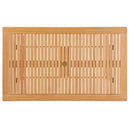 Hatteras 59" Rectangle Outdoor Patio Eucalyptus Wood Dining Table