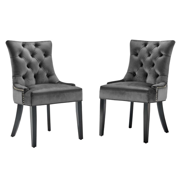 Regent Tufted Performance Velvet Dining Side Chairs - Set of 2 image