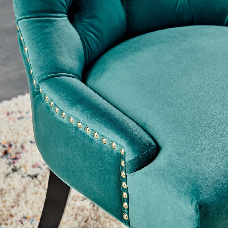 Regent Tufted Performance Velvet Dining Side Chairs - Set of 2