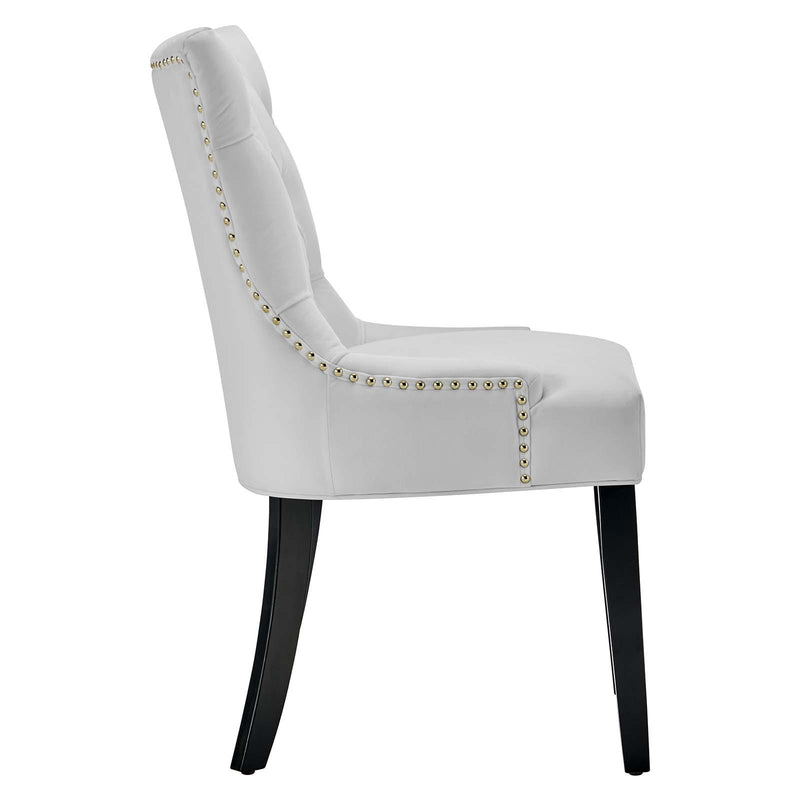 Regent Tufted Performance Velvet Dining Side Chairs - Set of 2