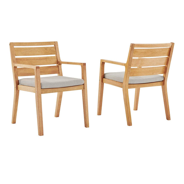 Portsmouth Outdoor Patio Karri Wood Armchair Set of 2 image