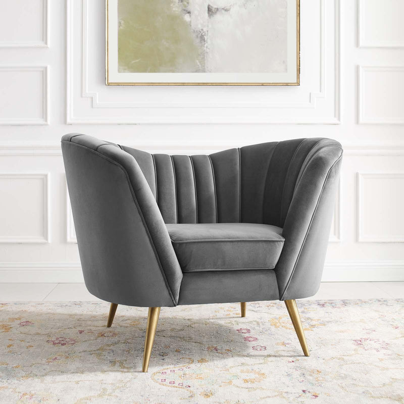 Opportunity Performance Velvet Armchair