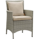 Conduit Outdoor Patio Wicker Rattan Dining Armchair
