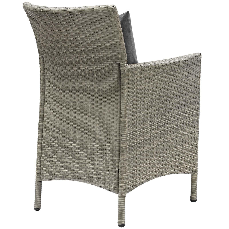 Conduit Outdoor Patio Wicker Rattan Dining Armchair