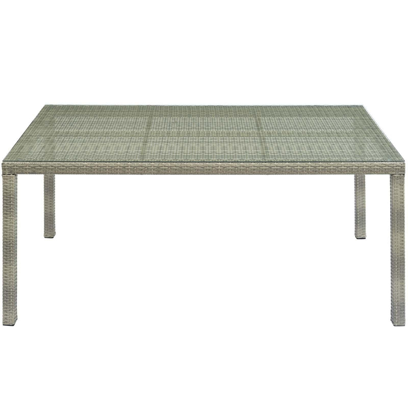 Conduit 70" Outdoor Patio Wicker Rattan Dining Table