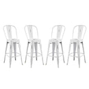 Promenade Bar Side Stool Metal Set of 4