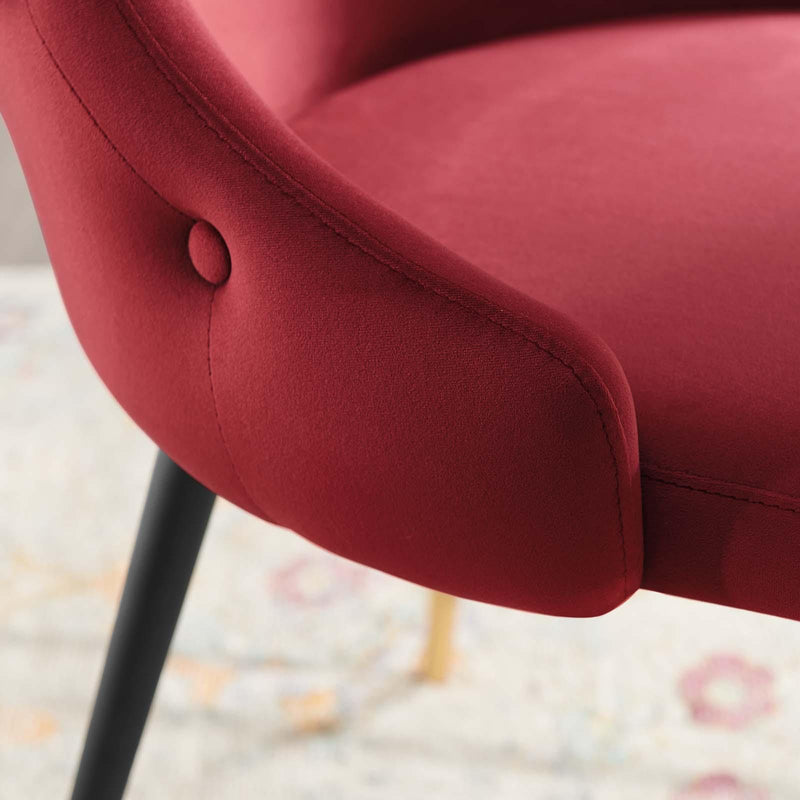 Adorn Tufted Performance Velvet Dining Side Chair