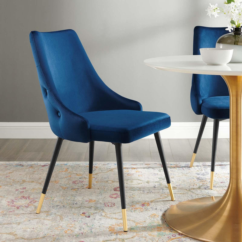 Adorn Tufted Performance Velvet Dining Side Chair