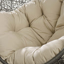 Hide Outdoor Patio Sunbrella� Swing Chair With Stand