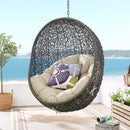 Hide Outdoor Patio Sunbrella� Swing Chair With Stand