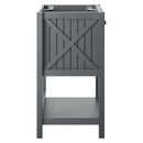 Steam 23" Bathroom Vanity Cabinet (Sink Basin Not Included)