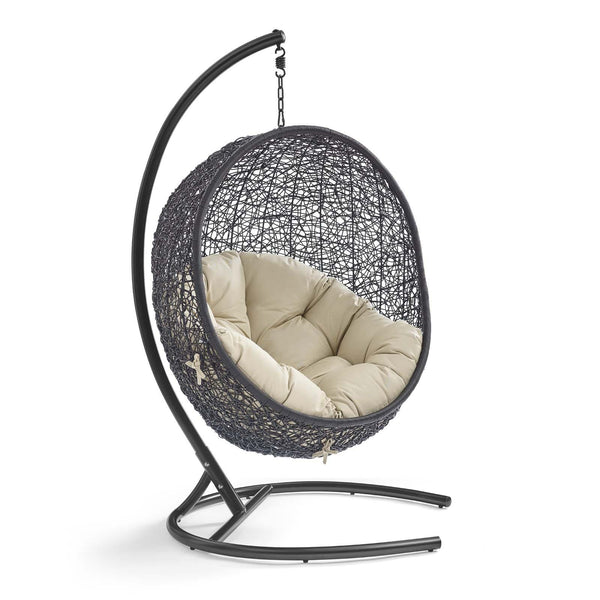 Encase Sunbrella� Swing Outdoor Patio Lounge Chair image