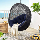 Encase Sunbrella� Swing Outdoor Patio Lounge Chair