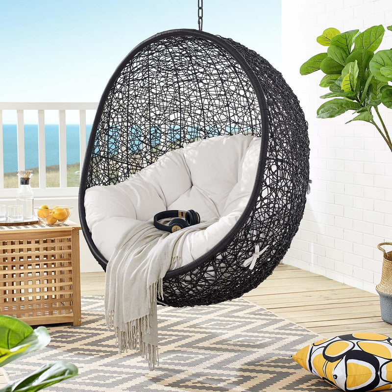 Encase Sunbrella� Swing Outdoor Patio Lounge Chair