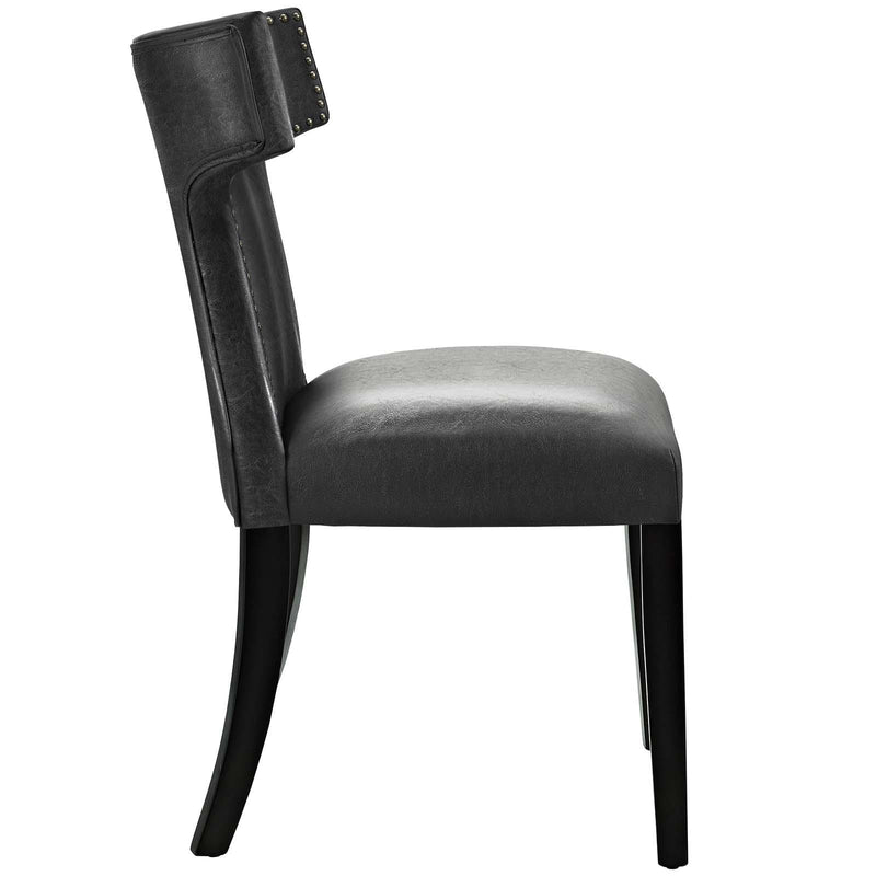 Curve Vinyl Dining Chair