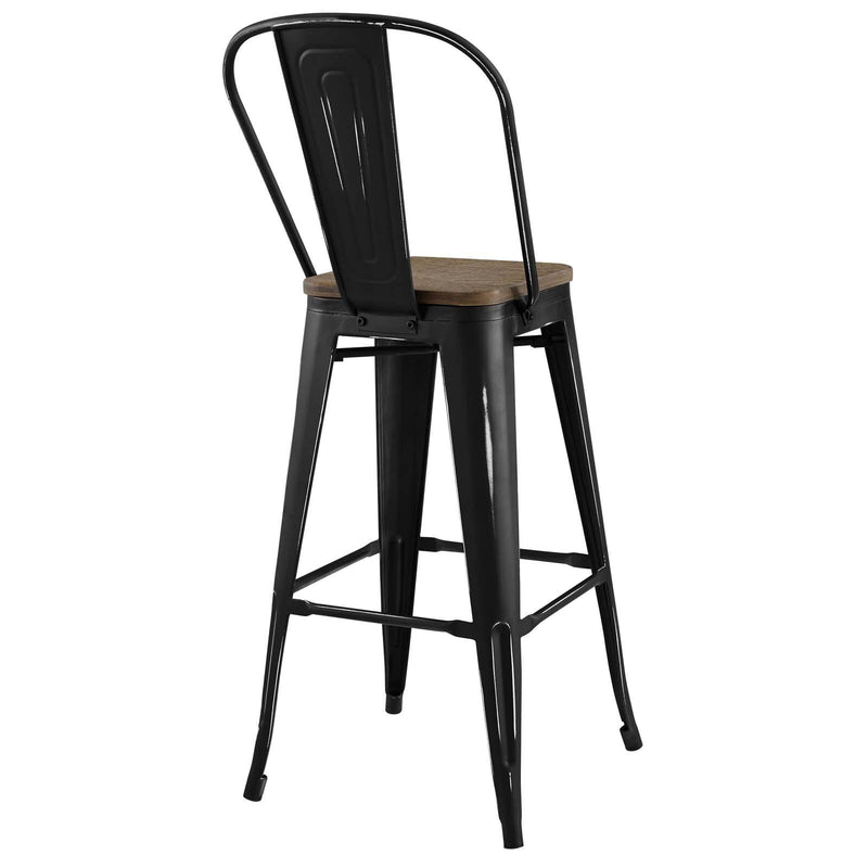 Promenade Bar Stool Metal Set of 4