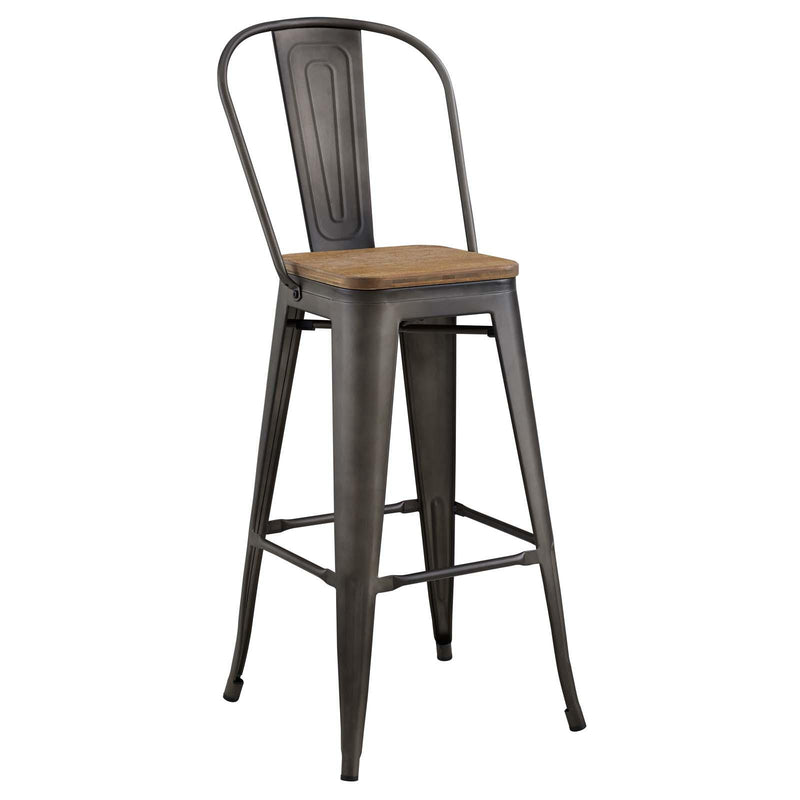 Promenade Bar Stool Metal Set of 4