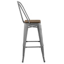 Promenade Bar Stool Metal Set of 4