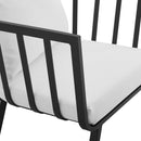 Riverside Outdoor Patio Aluminum Armchair Set of 2