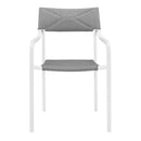 Raleigh Outdoor Patio Aluminum Armchair Set of 2
