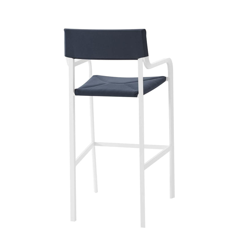 Raleigh Stackable Outdoor Patio Aluminum Bar Stool